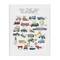 Stupell Industries On The Go Transportation Alphabet Canvas Wall Art